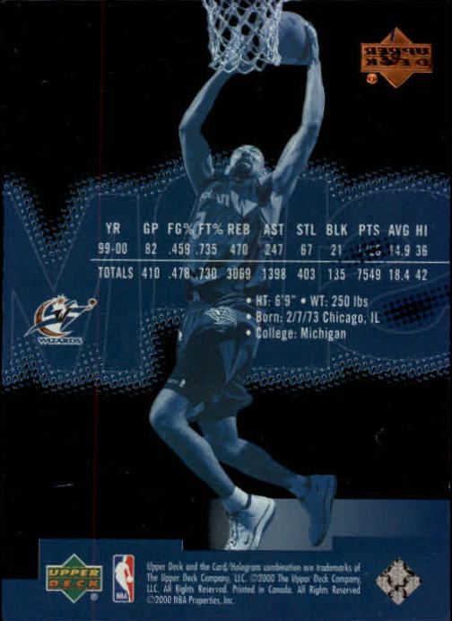 2000/2001 Slam (Upper Deck) Basketball - Picture 87 of 120