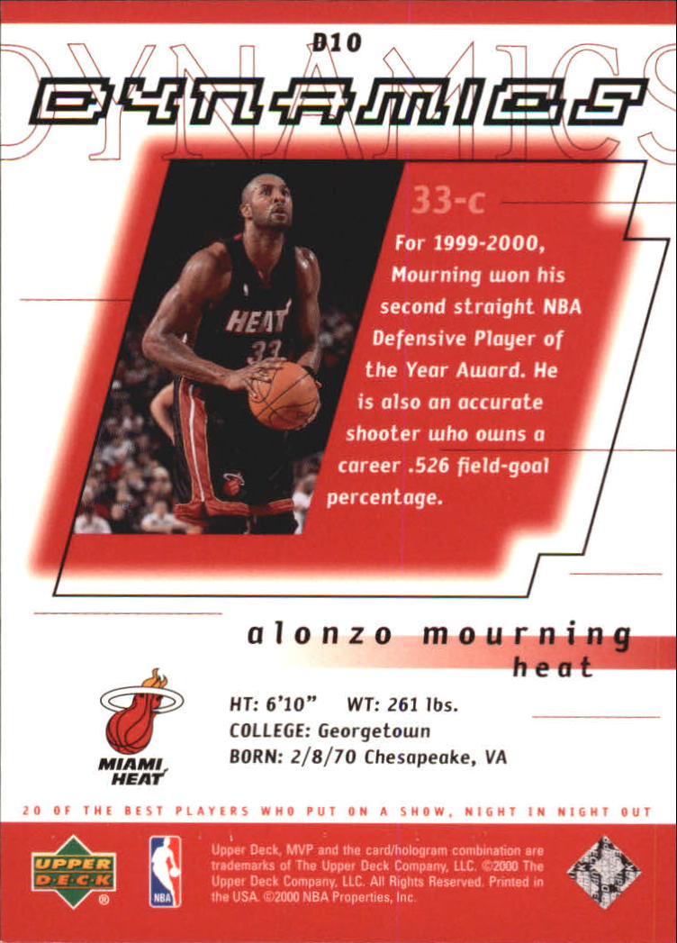 2000/2001 MVP (Upper Deck) Basketball Part 2 Insert and Parallel Cards - Picture 3 of 79
