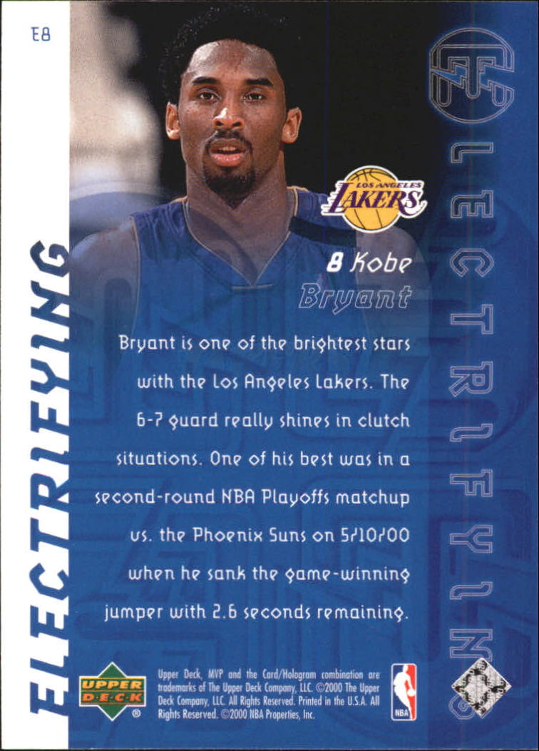 2000/2001 MVP (Upper Deck) Basketball Part 2 Insert and Parallel Cards - Picture 15 of 79