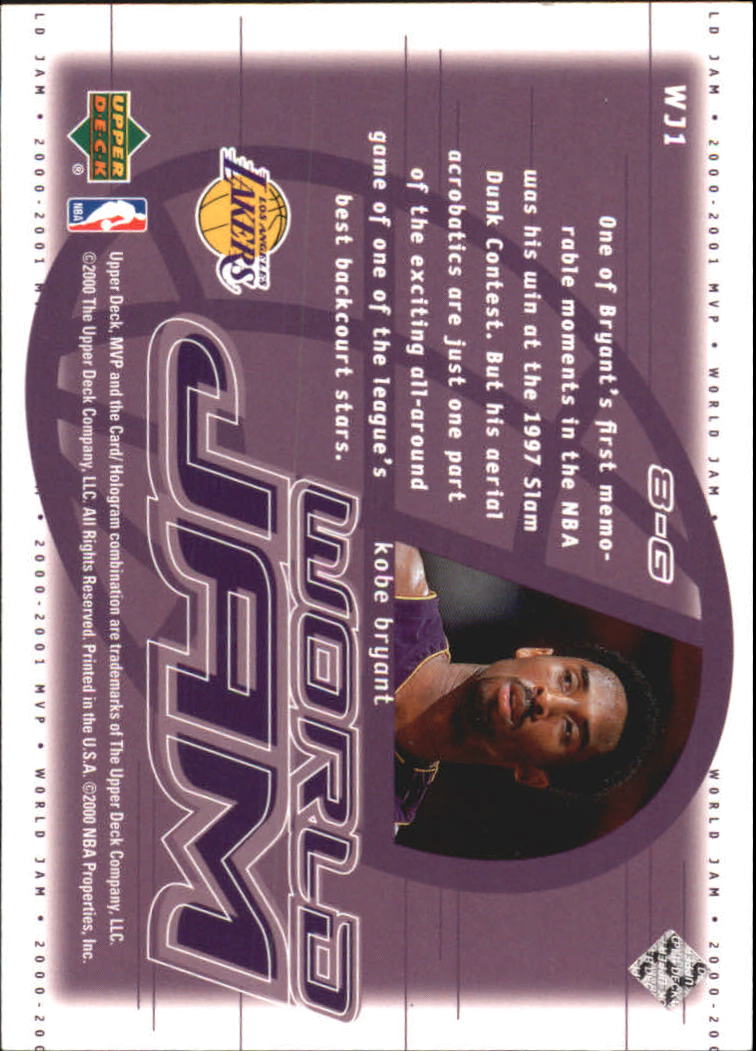 2000/2001 MVP (Upper Deck) Basketball Part 2 Insert and Parallel Cards - Picture 53 of 79