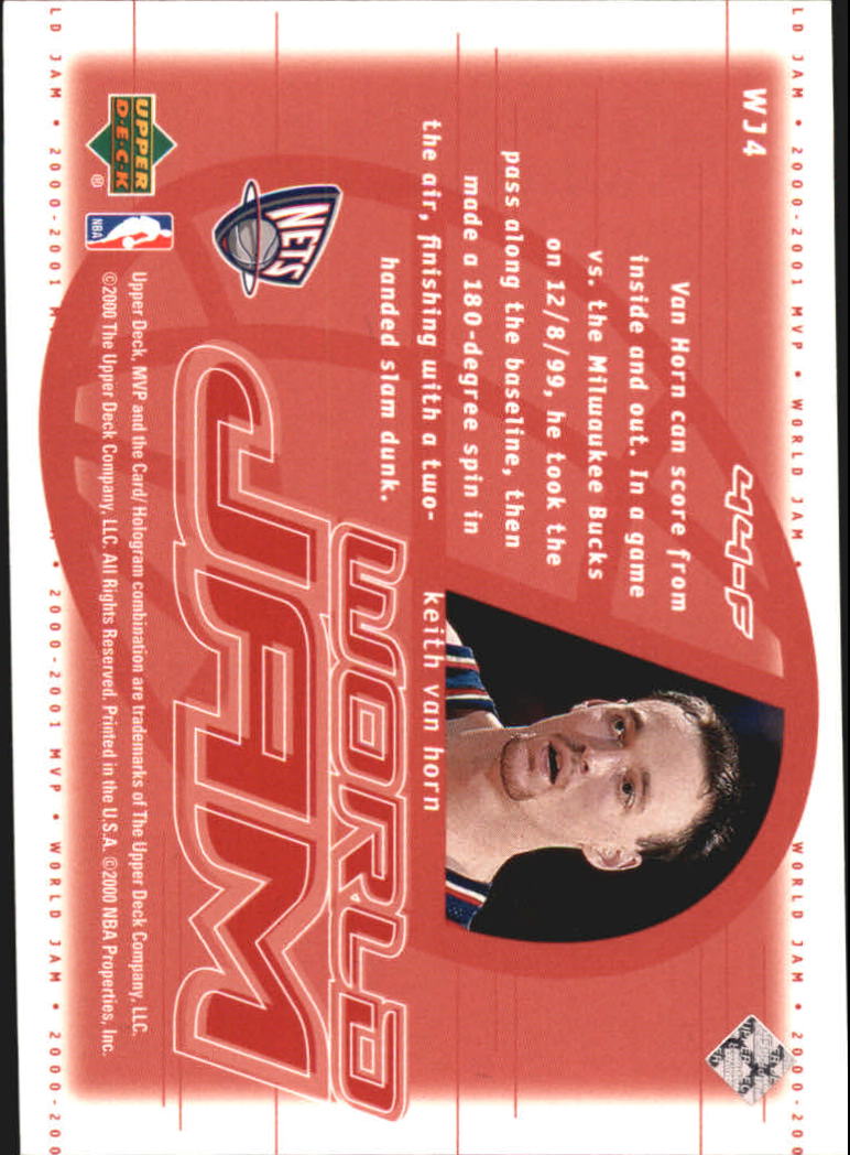 2000/2001 MVP (Upper Deck) Basketball Part 2 Insert and Parallel Cards - Picture 57 of 79