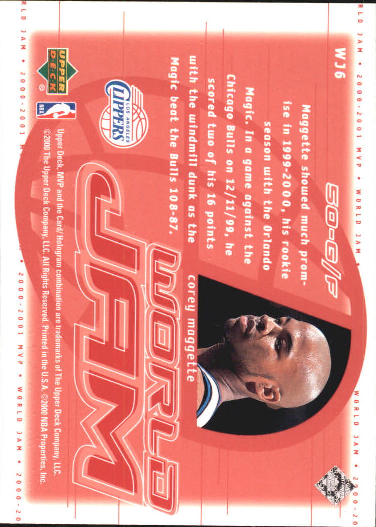 2000/2001 MVP (Upper Deck) Basketball Part 2 Insert and Parallel Cards - Picture 61 of 79