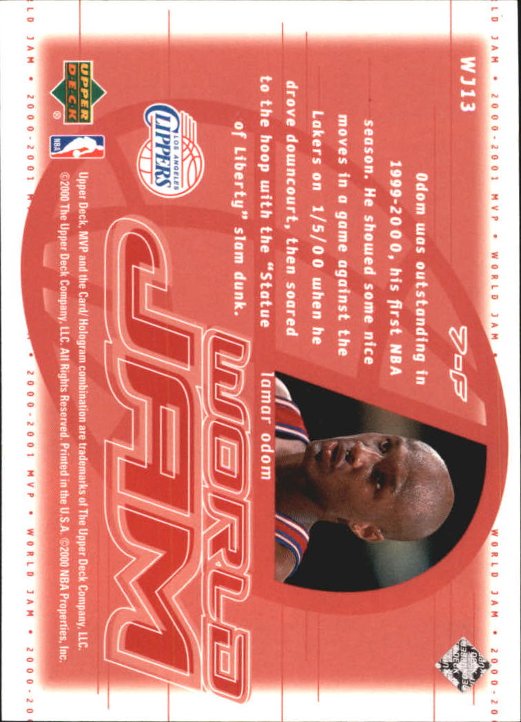 2000/2001 MVP (Upper Deck) Basketball Part 2 Insert and Parallel Cards - Picture 71 of 79
