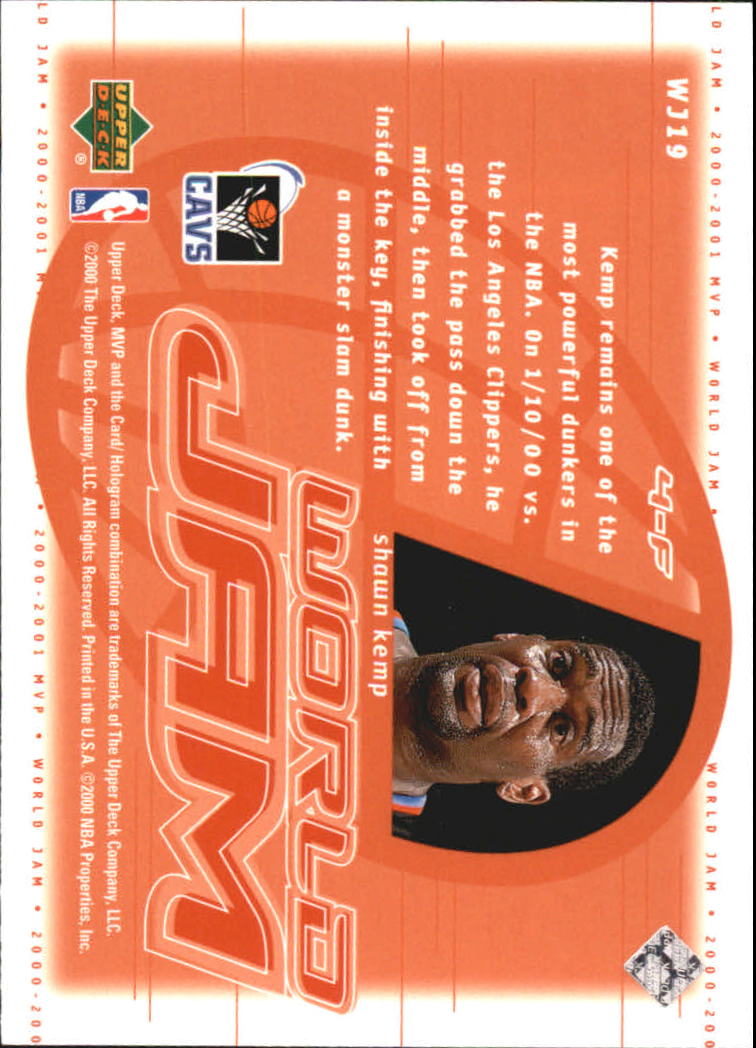 2000/2001 MVP (Upper Deck) Basketball Part 2 Insert and Parallel Cards - Picture 77 of 79