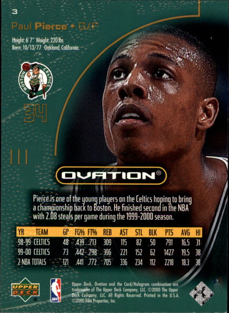 2000/2001 Ovation (Upper Deck) Basketball - Picture 7 of 179