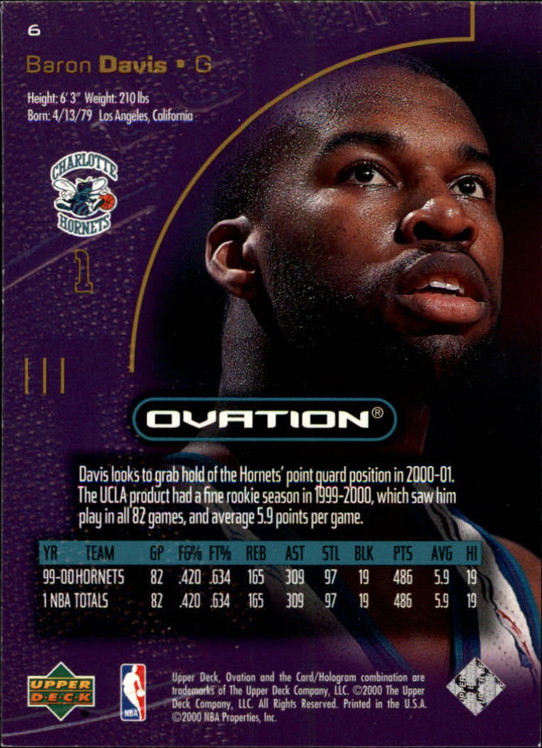 2000/2001 Ovation (Upper Deck) Basketball - Picture 13 of 179