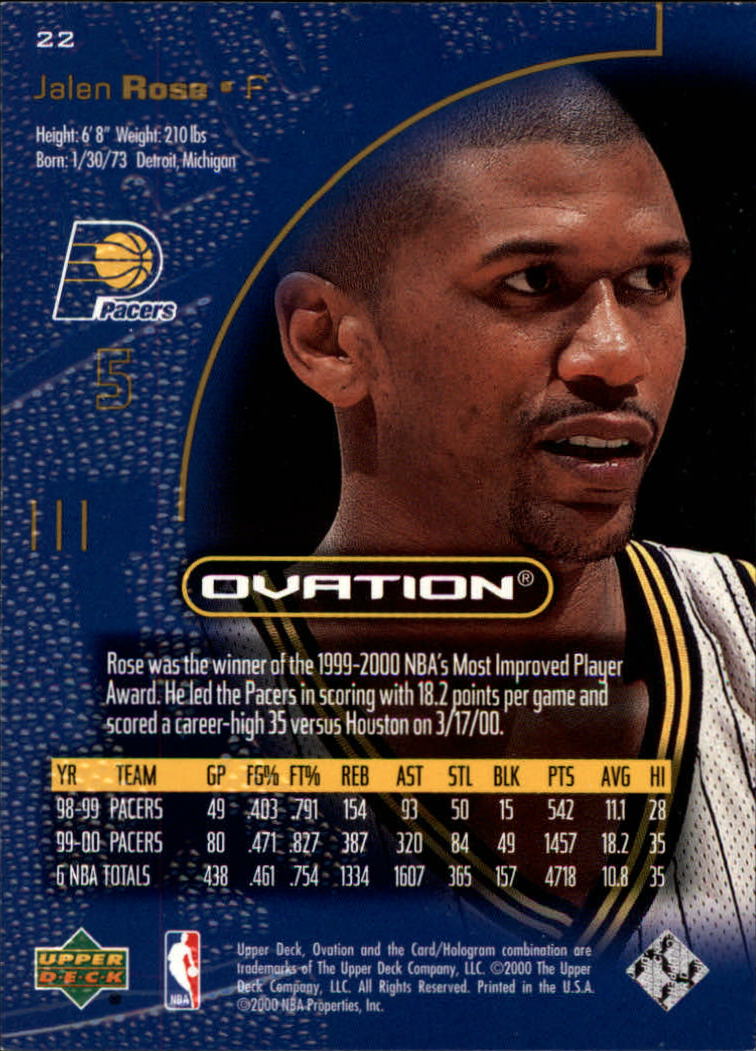 2000/2001 Ovation (Upper Deck) Basketball - Picture 45 of 179
