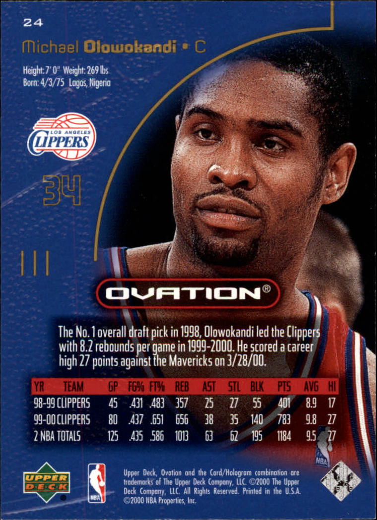 2000/2001 Ovation (Upper Deck) Basketball - Picture 49 of 179