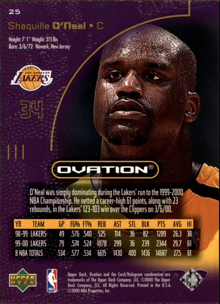 2000/2001 Ovation (Upper Deck) Basketball - Picture 51 of 179