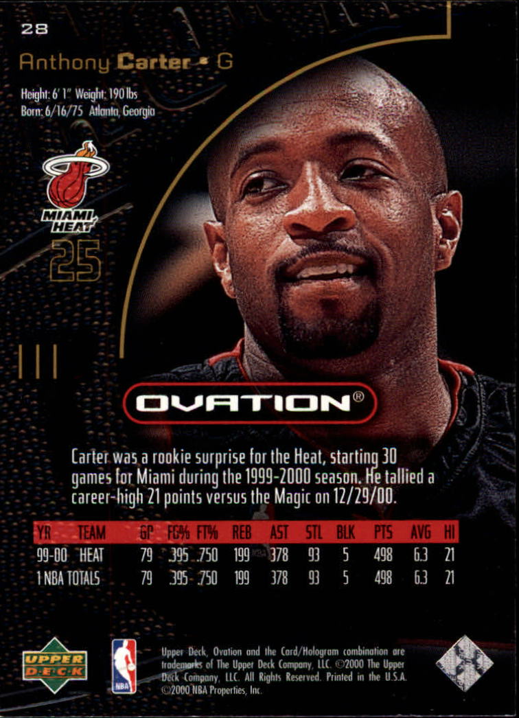 2000/2001 Ovation (Upper Deck) Basketball - Picture 57 of 179