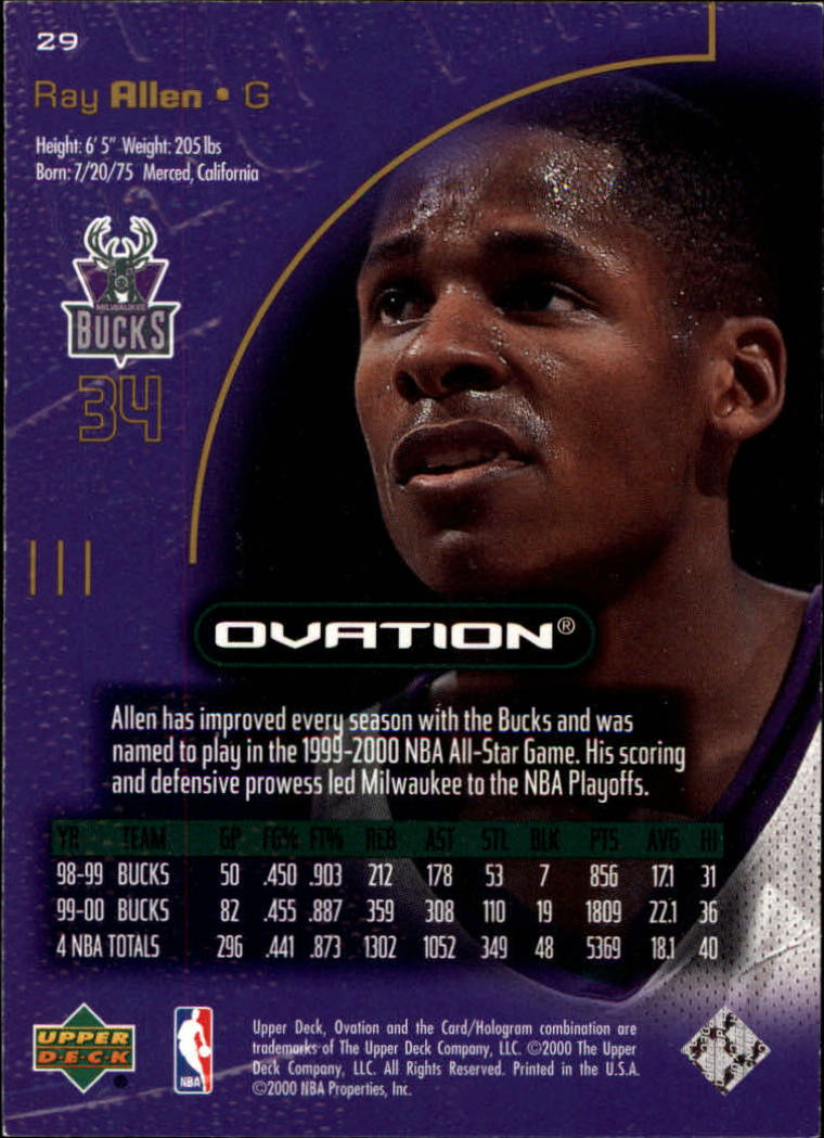 2000/2001 Ovation (Upper Deck) Basketball - Picture 59 of 179