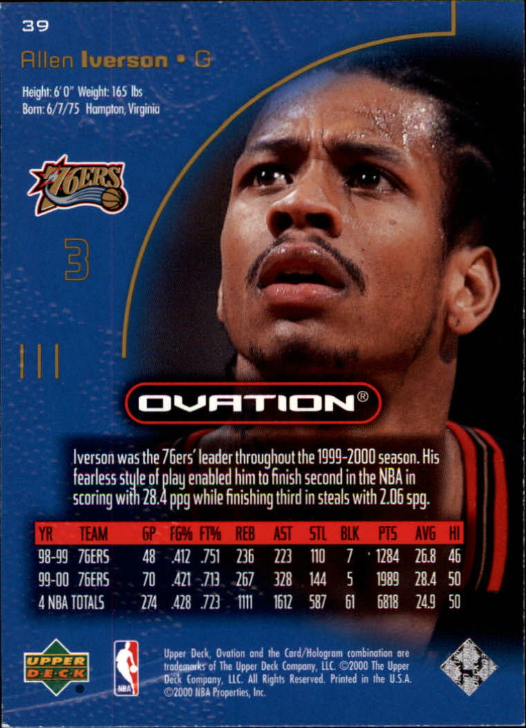 2000/2001 Ovation (Upper Deck) Basketball - Picture 79 of 179