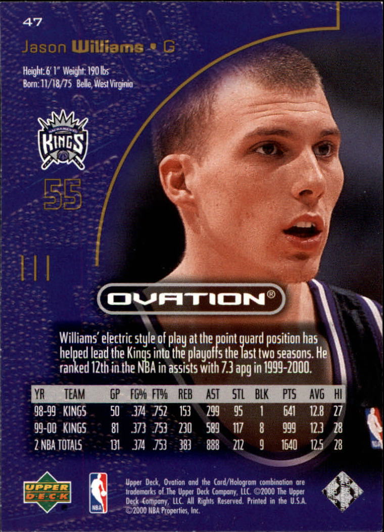 2000/2001 Ovation (Upper Deck) Basketball - Picture 95 of 179