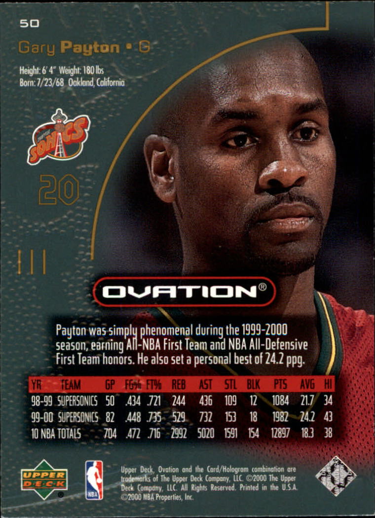 2000/2001 Ovation (Upper Deck) Basketball - Picture 101 of 179