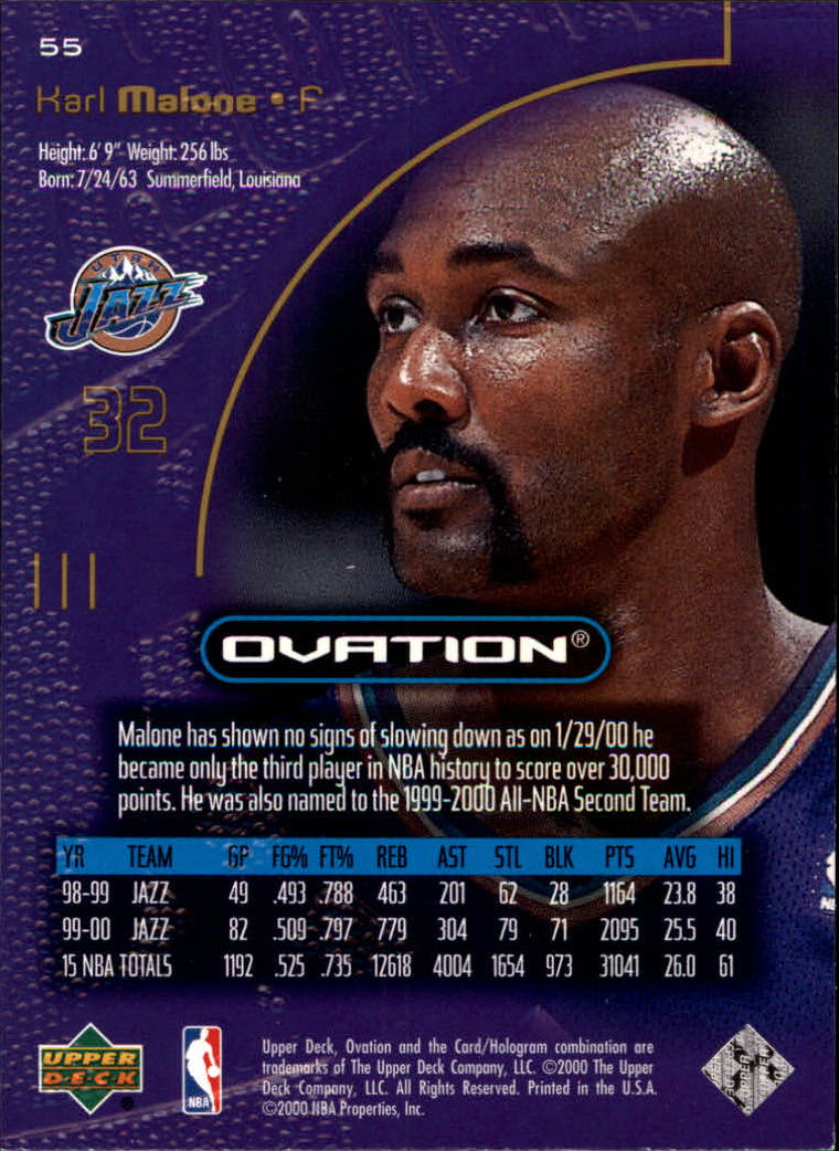 2000/2001 Ovation (Upper Deck) Basketball - Picture 111 of 179