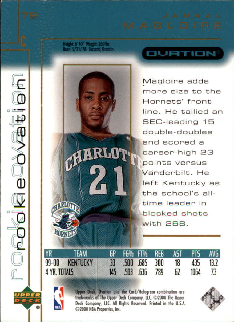 2000/2001 Ovation (Upper Deck) Basketball - Picture 127 of 179