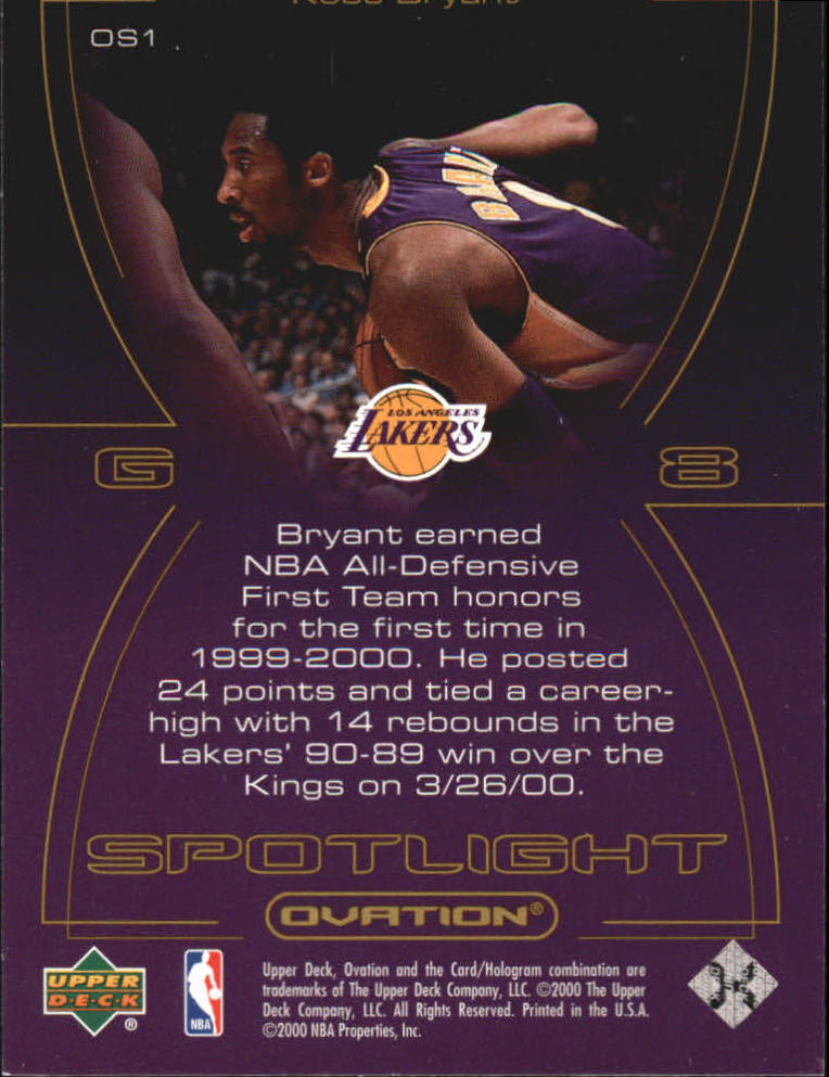 2000/2001 Ovation (Upper Deck) Basketball - Picture 149 of 179