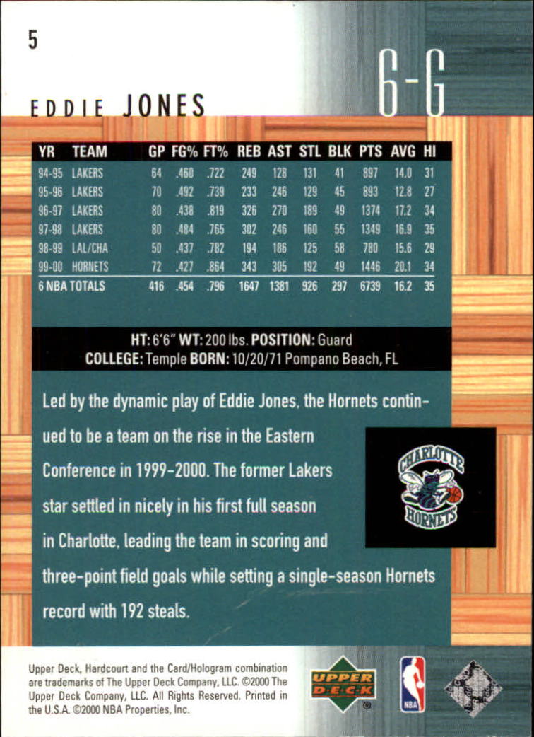 2000/2001 Hardcourt (Upper Deck) Basketball - Picture 11 of 134