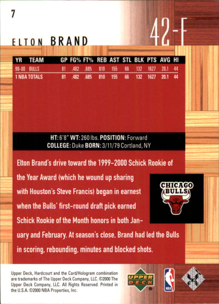 2000/2001 Hardcourt (Upper Deck) Basketball - Picture 15 of 134
