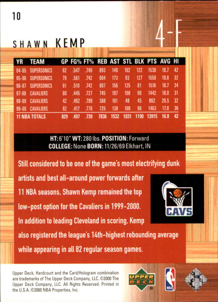 2000/2001 Hardcourt (Upper Deck) Basketball - Picture 21 of 134