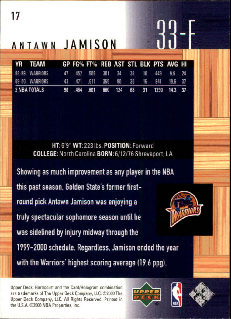 2000/2001 Hardcourt (Upper Deck) Basketball - Picture 33 of 134