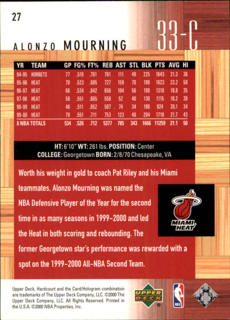 2000/2001 Hardcourt (Upper Deck) Basketball - Picture 53 of 134
