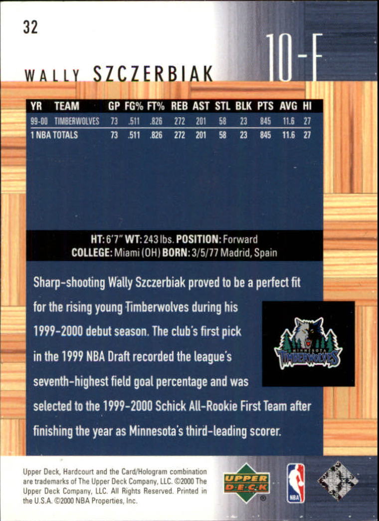 2000/2001 Hardcourt (Upper Deck) Basketball - Picture 61 of 134