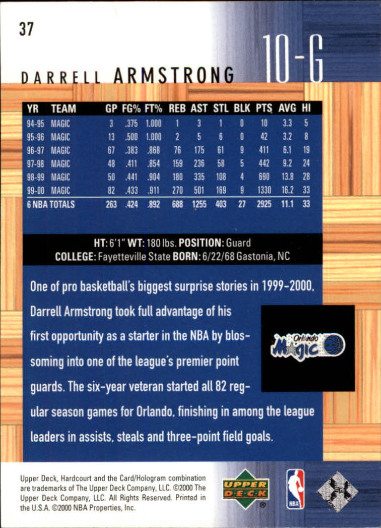 2000/2001 Hardcourt (Upper Deck) Basketball - Picture 71 of 134