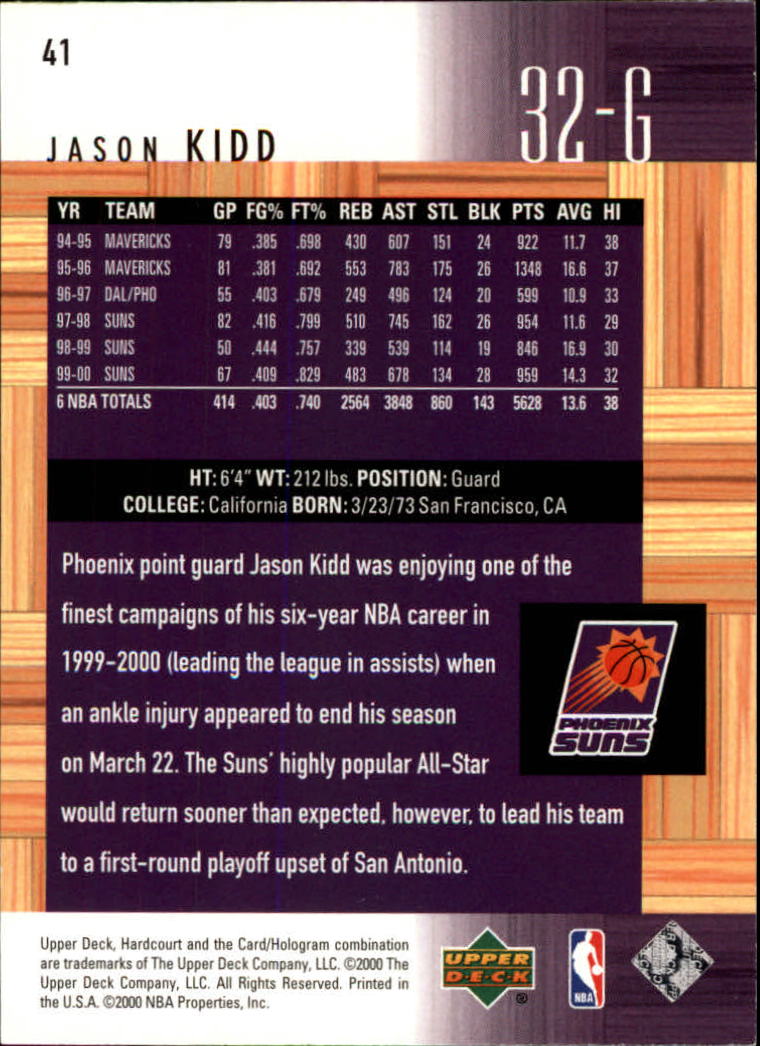 2000/2001 Hardcourt (Upper Deck) Basketball - Picture 79 of 134