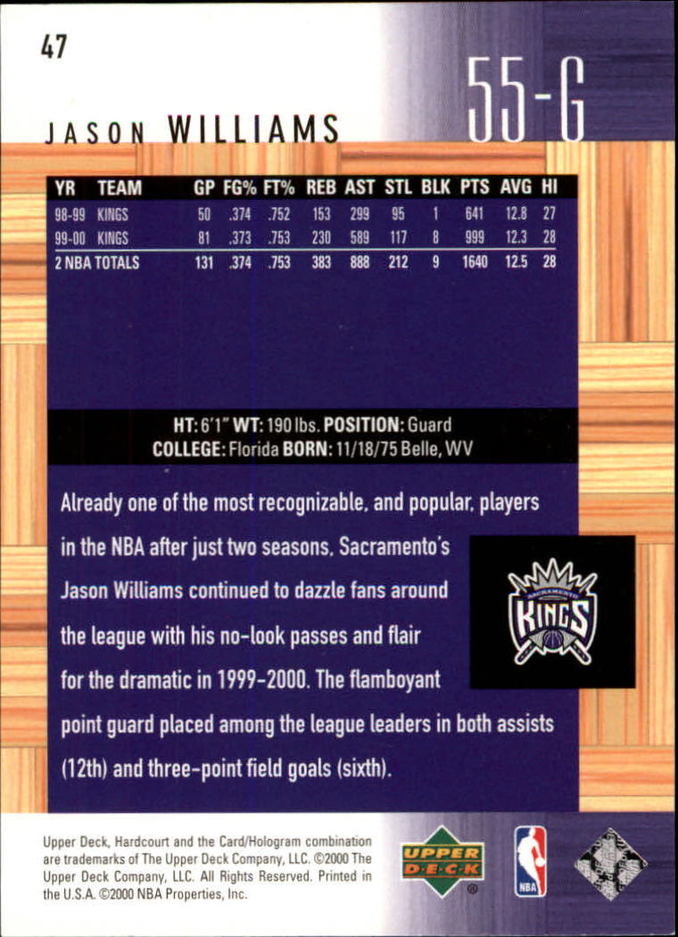 2000/2001 Hardcourt (Upper Deck) Basketball - Picture 91 of 134