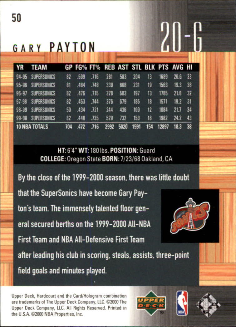 2000/2001 Hardcourt (Upper Deck) Basketball - Picture 95 of 134
