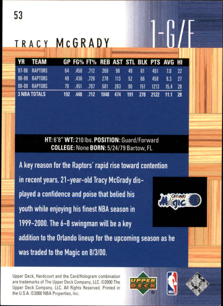 2000/2001 Hardcourt (Upper Deck) Basketball - Picture 101 of 134