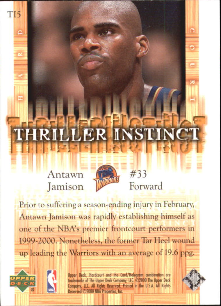 2000/2001 Hardcourt (Upper Deck) Basketball - Picture 132 of 134