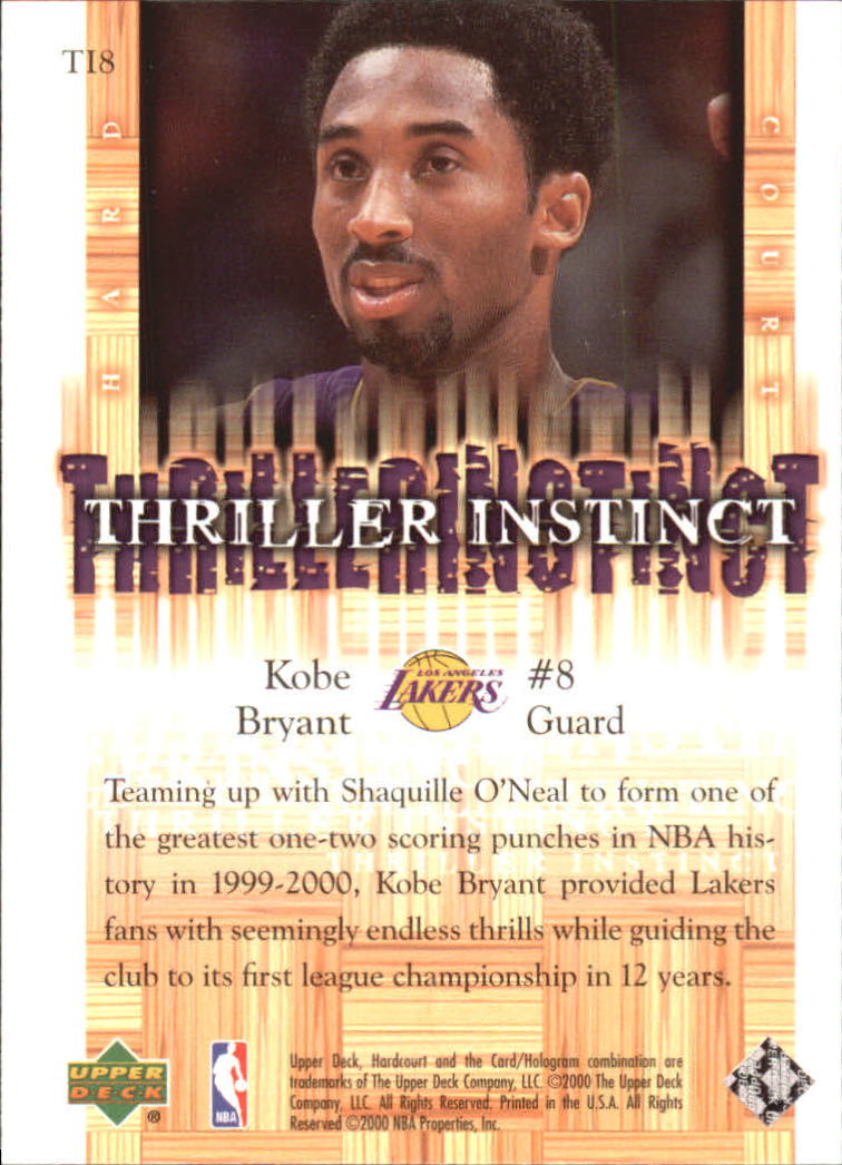 2000/2001 Hardcourt (Upper Deck) Basketball - Picture 134 of 134
