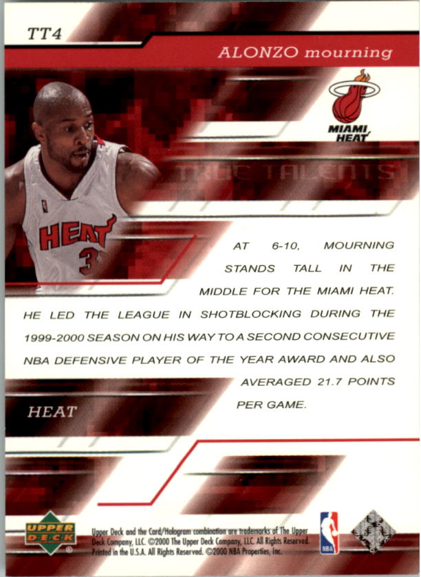 2000/2001 Upper Deck Basketball Part 3 Insert and Parallel Cards - Picture 99 of 133