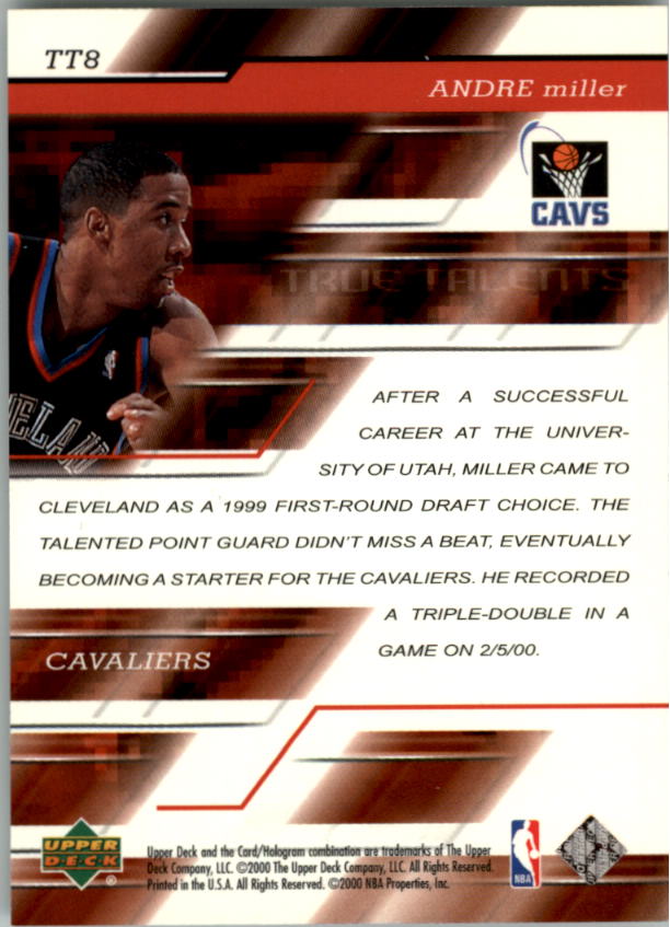 2000/2001 Upper Deck Basketball Part 3 Insert and Parallel Cards - Picture 105 of 133