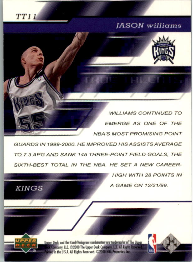 2000/2001 Upper Deck Basketball Part 3 Insert and Parallel Cards - Picture 107 of 133