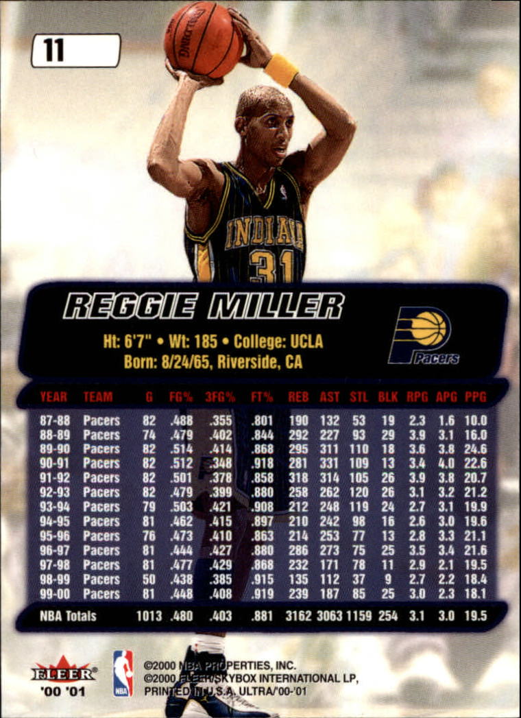2000/2001 Ultra Basketball Part 1 Main Set Cards #1 to #200 - Picture 15 of 357