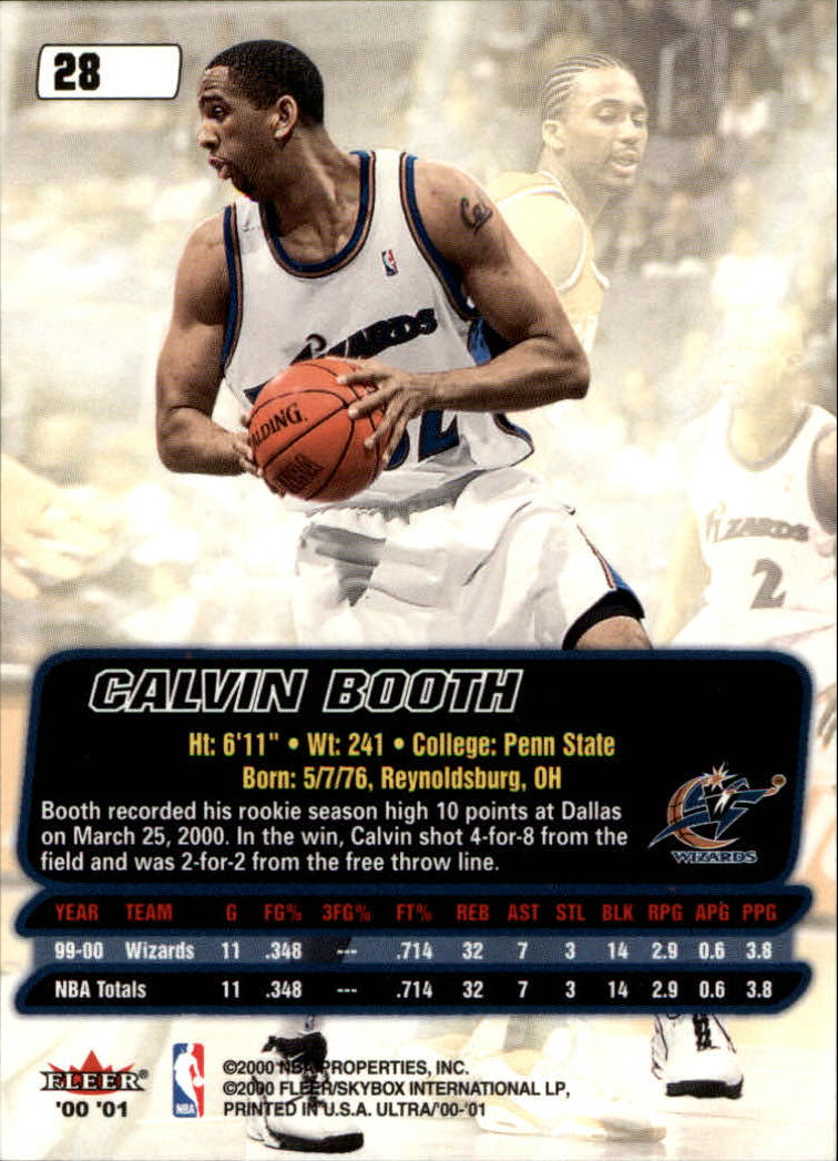 2000/2001 Ultra Basketball Part 1 Main Set Cards #1 to #200 - Picture 47 of 357