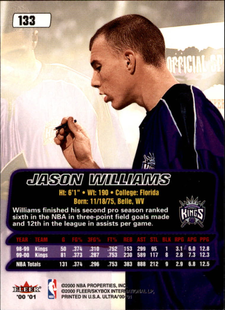 2000/2001 Ultra Basketball Part 1 Main Set Cards #1 to #200 - Picture 239 of 357