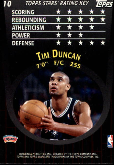 2000/2001 Stars (Topps) Basketball - Picture 9 of 123