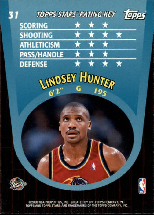 2000/2001 Stars (Topps) Basketball - Picture 23 of 123