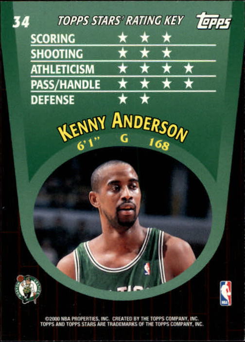 2000/2001 Stars (Topps) Basketball - Picture 25 of 123
