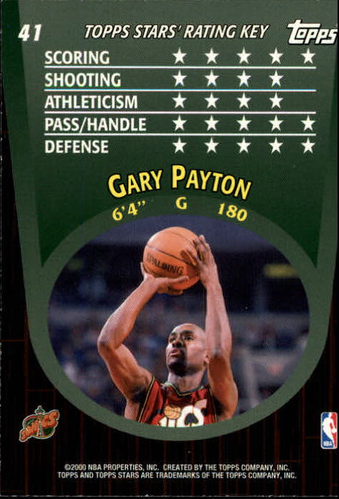2000/2001 Stars (Topps) Basketball - Picture 33 of 123