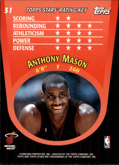 2000/2001 Stars (Topps) Basketball - Picture 37 of 123