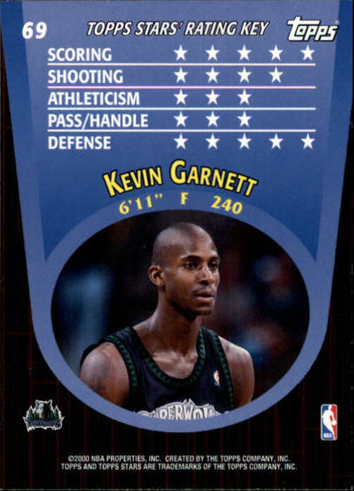 2000/2001 Stars (Topps) Basketball - Picture 49 of 123