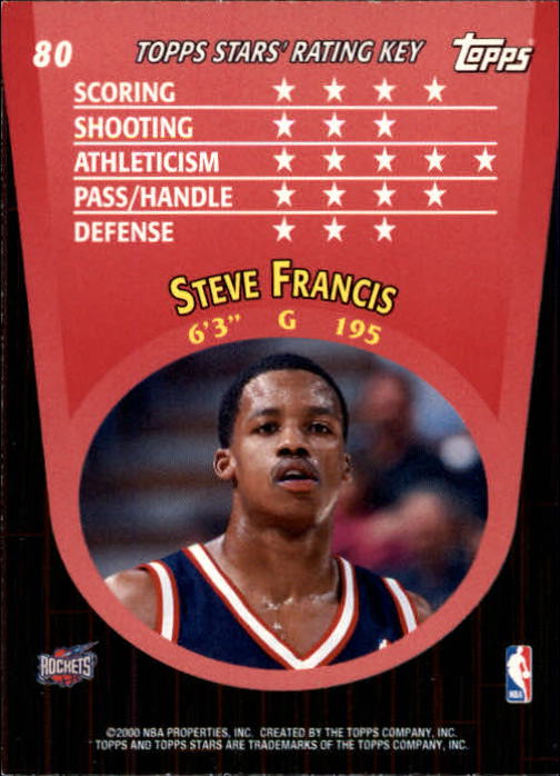 2000/2001 Stars (Topps) Basketball - Picture 51 of 123