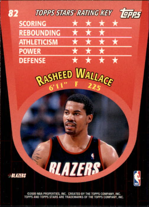 2000/2001 Stars (Topps) Basketball - Picture 53 of 123