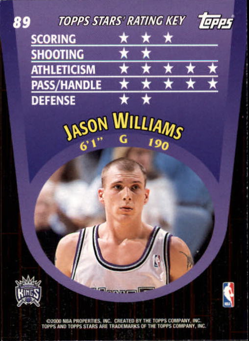 2000/2001 Stars (Topps) Basketball - Picture 57 of 123