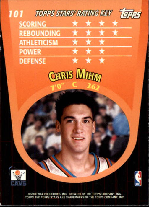 2000/2001 Stars (Topps) Basketball - Picture 69 of 123